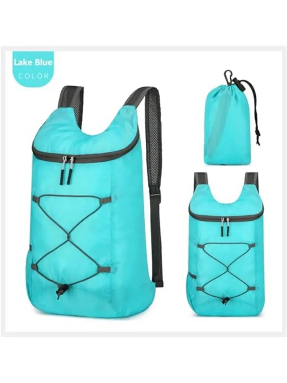 16L Foldable Hiking Backpack Small Packable Daypack Lightweight Travel Men Women